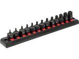 IMPACT SOCKETS WITH TORX HOLES | T10 - T70 | 3/8" | 13 PCS (YT-10668)