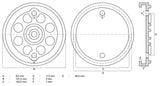 RUBBER PAD | FOR AUTO LIFTS | Ø 120 MM (7053)