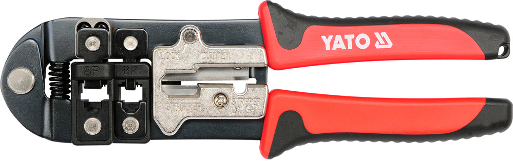 PLIERS FOR TELEPHONE CONNECTORS | RJ11, RJ12 AND RJ45 (YT-22422)