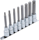 BIT SOCKET SET | 12.5 MM (1/2") DRIVE | INTERNAL HEXAGON 5 - 13 MM | 8 PCS. (5176)