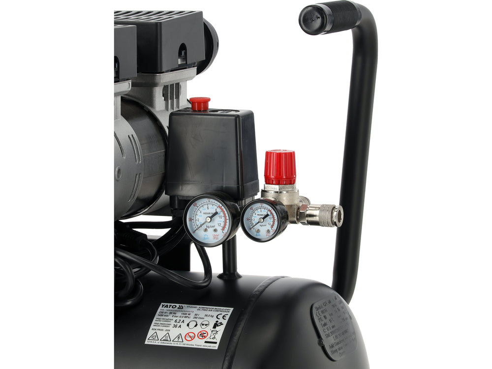 AIR COMPRESSOR SILENT | OIL-FREE | 50L/0.8MPA/8BAR/115PSI/280L/MIN | 1500 W (YT-23345)