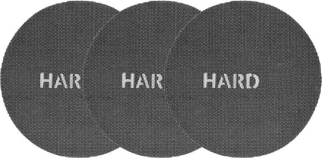 SANDING MESH ROUND | HARD | DUST-PERMEABLE VELOUR | 225 MM / P60 | 3 PCS. (YT-84580)