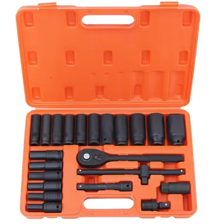 IMPACT TOOL SET | 12.5 MM (1/2") | 8 - 32 MM | 22 PCS. (RS22T)
