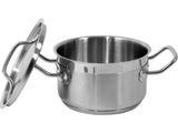 MEDIUM STOCKPOT W/LID SS 16X9,5CM 1,9L (YG-00021)