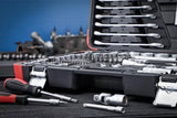 SOCKET SET | 6.3 MM (1/4") / 10 MM (3/8") / 12.5 MM (1/2") DRIVE | 216 PCS. (15216)