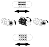 BICYCLE LOCK 10MMX1200MM (77845)