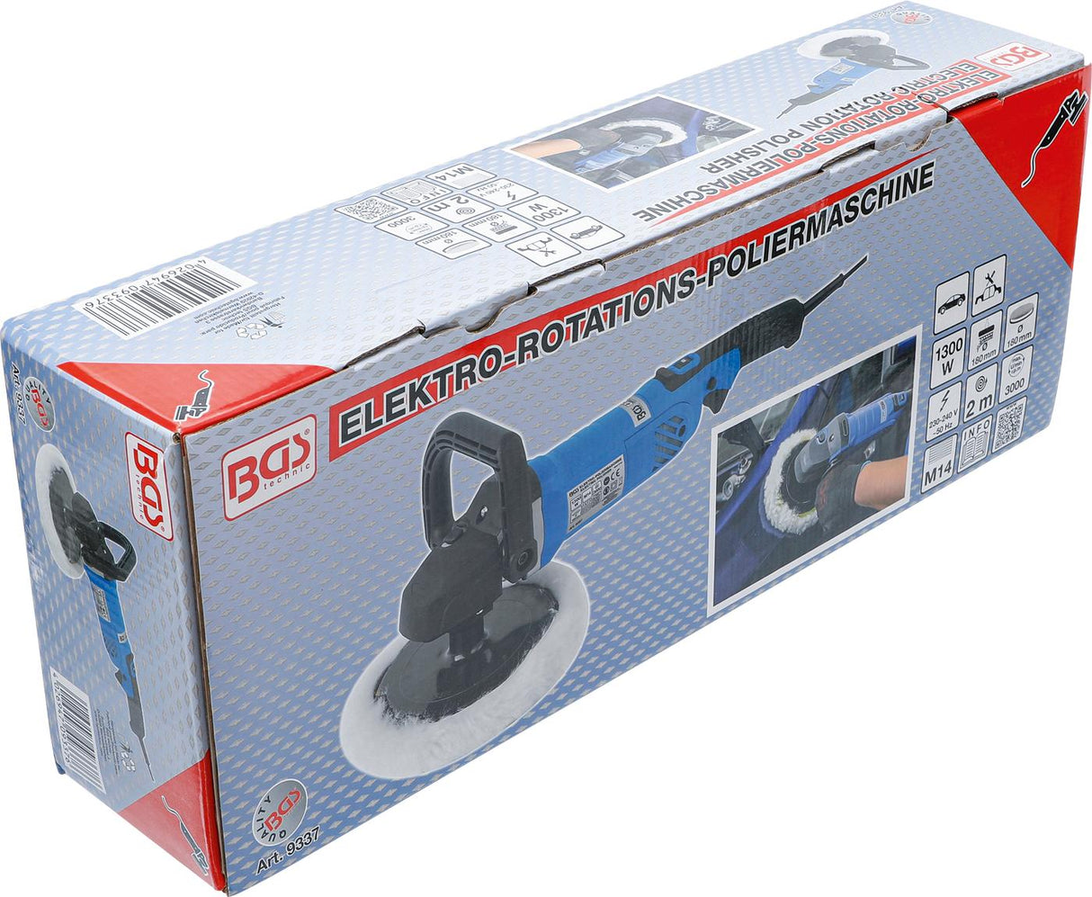 ELECTRIC POLISHER | MAX. 3000 RPM | 1300 W | Ø 180 MM (9337)