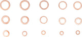 SEAL RING ASSORTMENT | COPPER | 150 PCS. (8052)