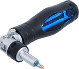 JOINT SCREWDRIVER BIT SET | WITH RATCHET SPINNER HANDLE, REVERSIBLE | 14 PCS. (70053)