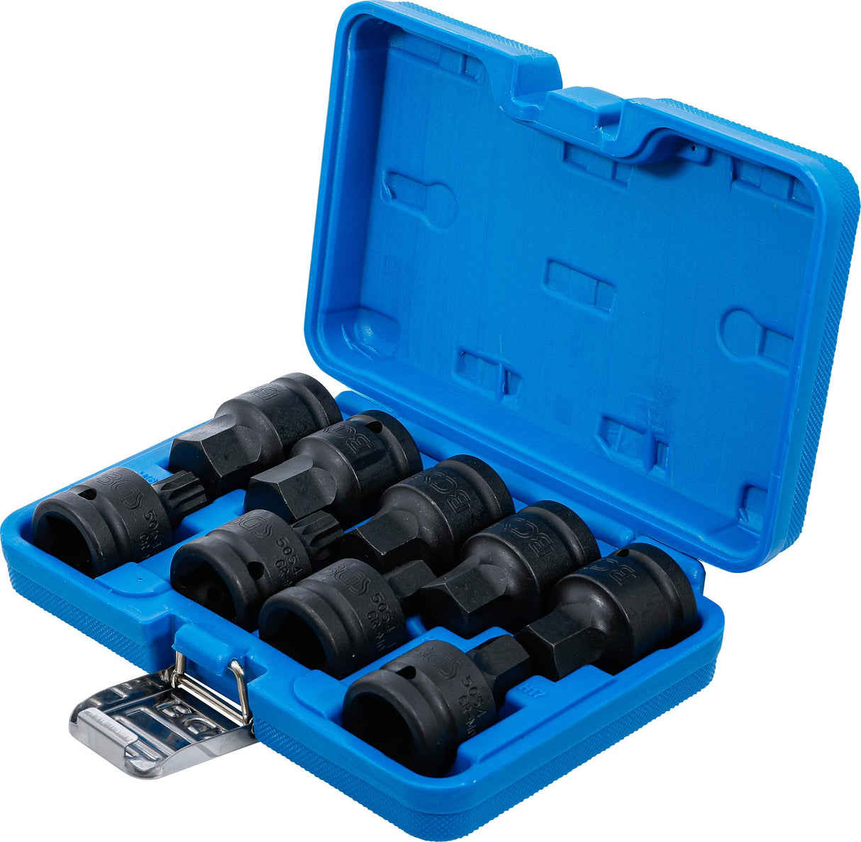 IMPACT BIT SOCKET SET | 20 MM (3/4") DRIVE | INTERNAL HEXAGON, INTERNAL SPLINE (FOR XZN) | 9 PCS. (5054)