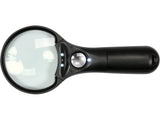 MAGNIFIER TWO LENSES 3X/45X 3AAA LED (YT-73845)