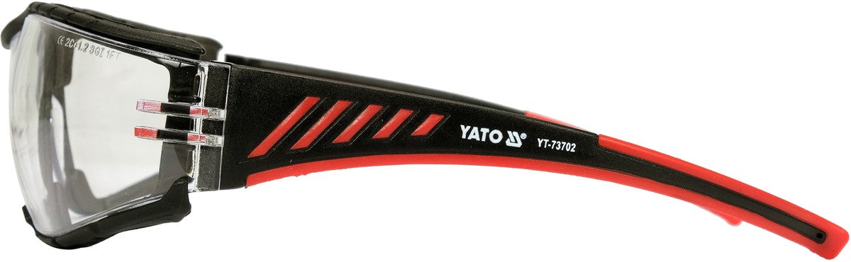 SAFETY GLASSES COMFORT+ TRANSPARENT (YT-73702)