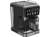 PRESSURE COFFEE MAKER WITH MILK FROTHER 1350W (68502)