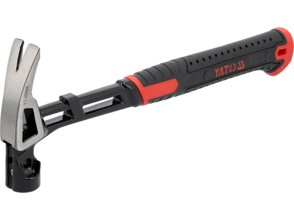 CLAW HAMMER WITH METAL HANDLE 450G 16OZ (YT-45660)