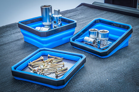 MAGNETIC SHELL SET | SILICONE | FOLDABLE | 115 X 115 X 50 MM | 4 PCS. (74502B)