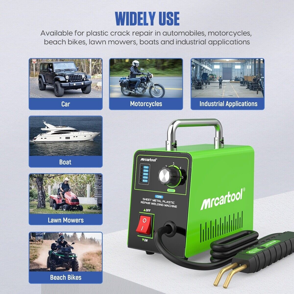 PLASTIC REPAIR SYSTEM/DEVICE | + 600 PCS. STAPLES (HS80W)