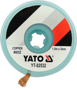 SOLDER WICK/BRAID 3.0MM X 1,5M (YT-82532)