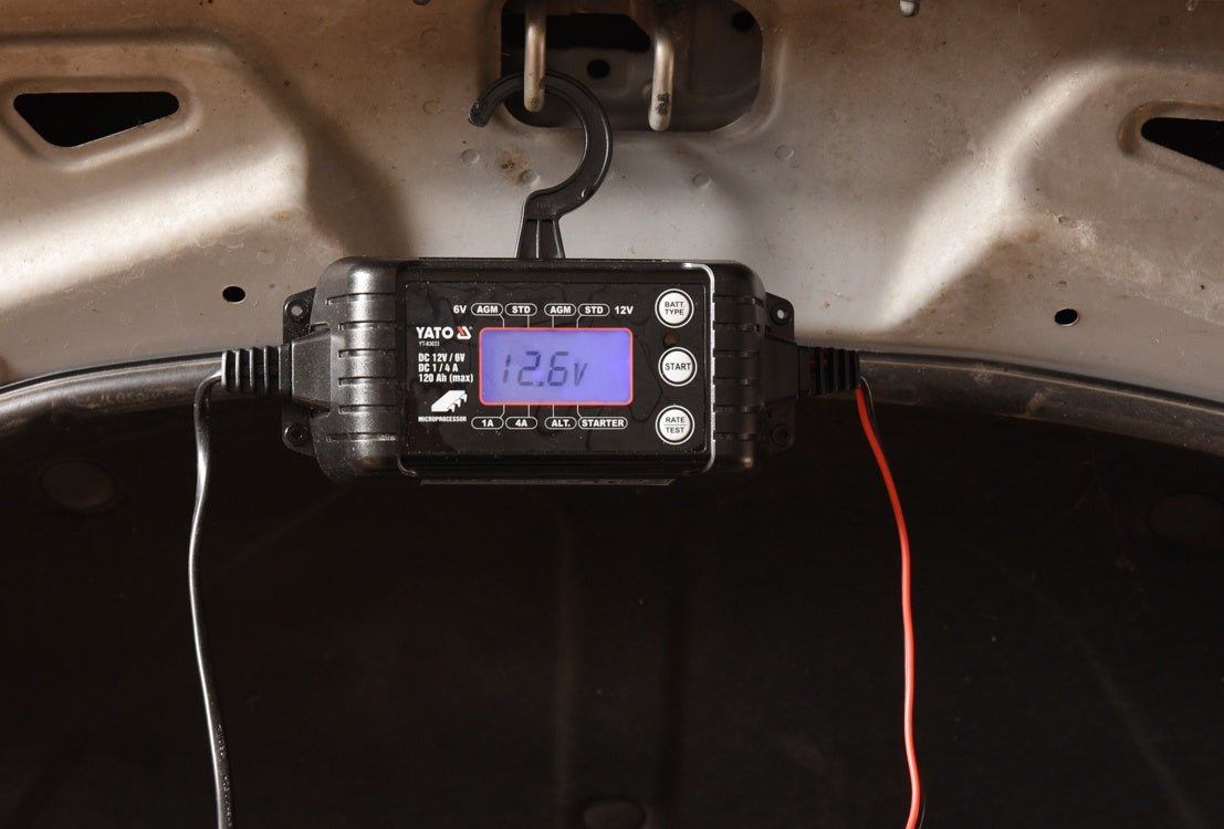 ELECTRONIC BATTERY CHARGER 6-12V 1/4A (YT-83033)