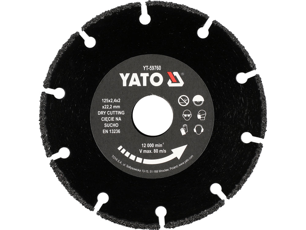 CARBIDE BLADE FOR CUTTING WOOD 125MM (YT-59760)