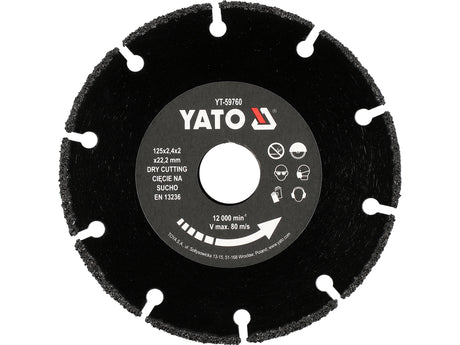 CARBIDE BLADE FOR CUTTING WOOD 125MM (YT-59760)