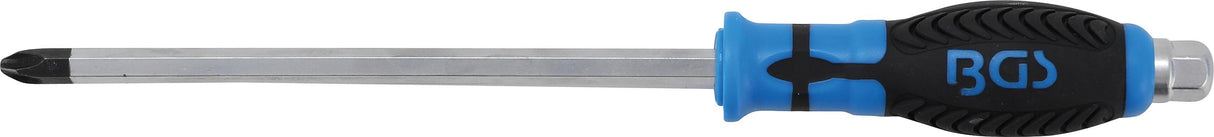 SCREWDRIVER, BLADE WITH HEXAGON PROFILE | CROSS SLOT PH4 | BLADE LENGTH 200 MM (7915)