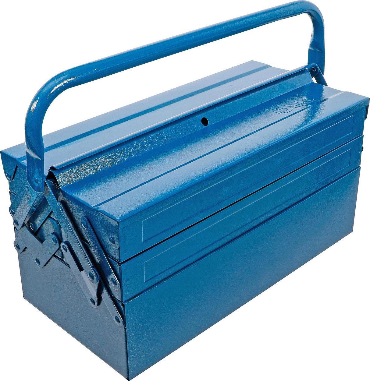 METAL TOOL BOX | EMPTY | 420 X 200 X 200 MM | 5 COMPARTMENTS (33000)