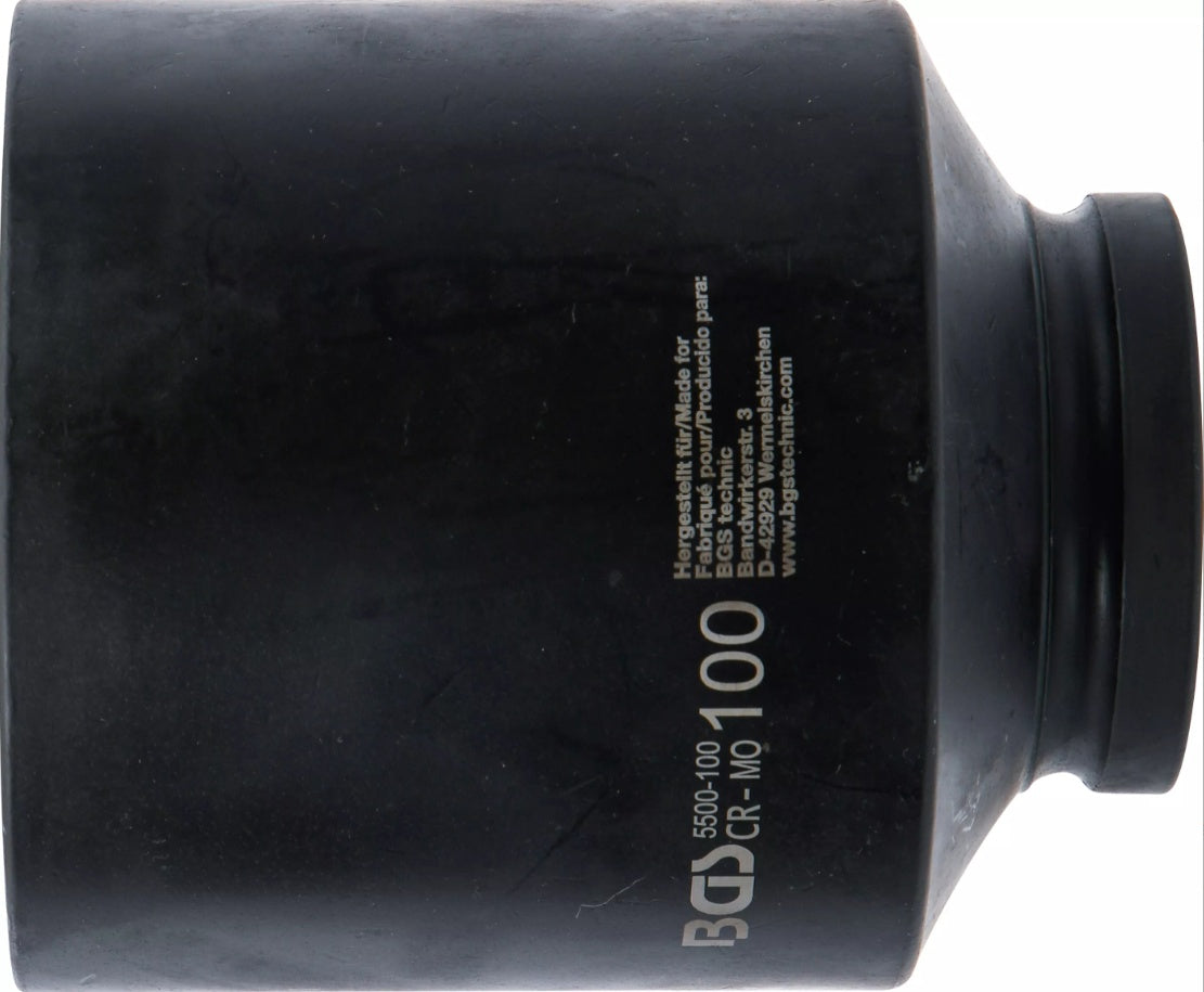IMPACT SOCKET HEXAGON, DEEP | 25 MM (1") DRIVE | 100 MM (5500-100)