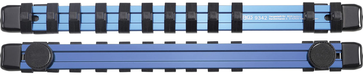 SOCKET HOLDER WITH SQUARE FOR 12 SOCKETS | MAGNETIC | FOR 6.3 MM (1/4") DRIVE (9342)