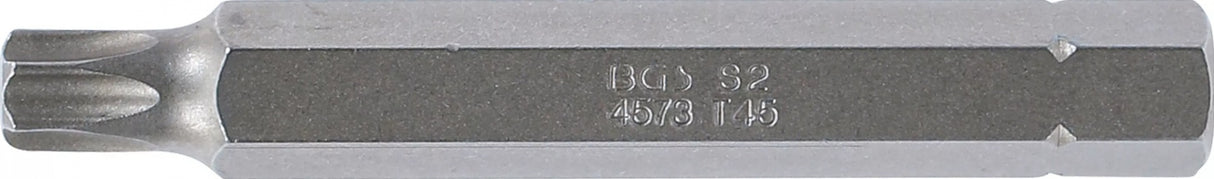 BIT | LENGTH 75 MM | 10 MM (3/8") DRIVE | T-STAR (FOR TORX) T45 (4573)