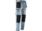 STRETCH JEANS TROUS. LIGHT BLUE S. 2XL (YT-79075)
