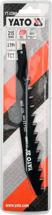 SABRE SAW BLADE  (SAND LIME BRICK) 215MM (YT-33960)