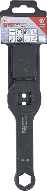 SLOGGING RING SPANNER | HEXAGON | WITH 2 STRIKING FACES | 18 MM (35348)