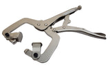 LOCKING PLIERS 2 IN 1 | INTERCHANGEABLE TIPS | FLAT / OVAL | 275 MM (CCP11)