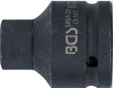 IMPACT BIT SOCKET | LENGTH 55 MM | 20 MM (3/4") DRIVE | INTERNAL HEXAGON 22 MM (5054-22)