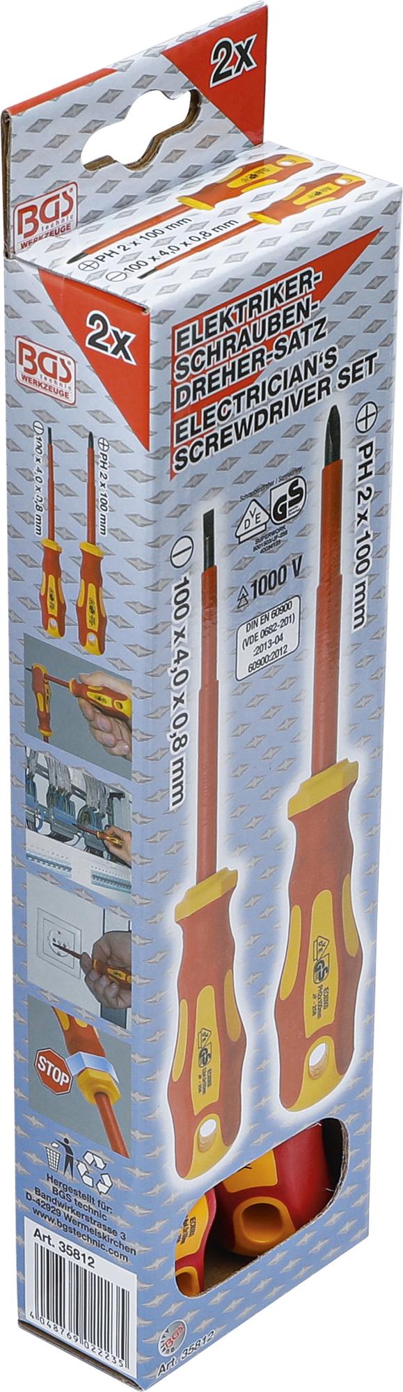 VDE SCREWDRIVER SET | 2 PCS. (35812)