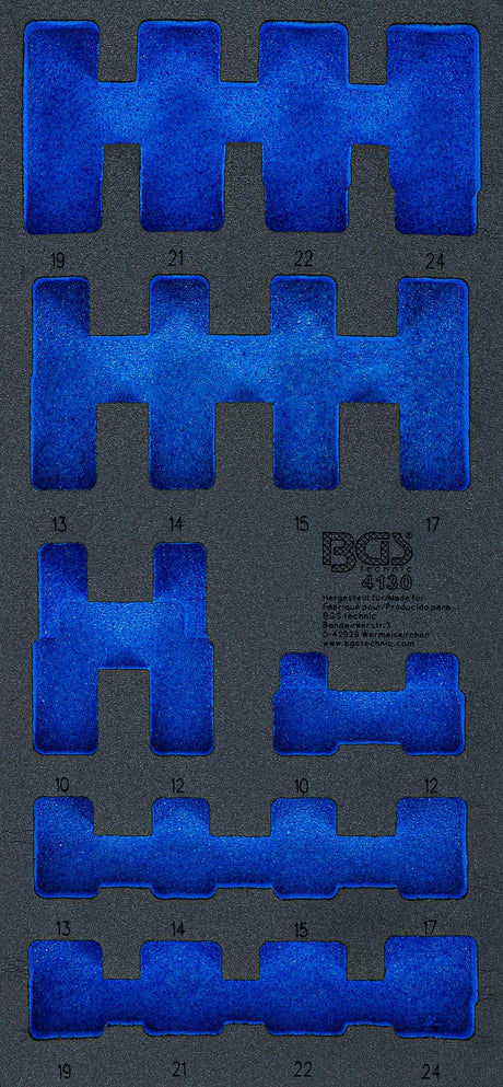 TOOL TRAY 1/3, EMPTY | FOR BGS 4130 (4130-1)