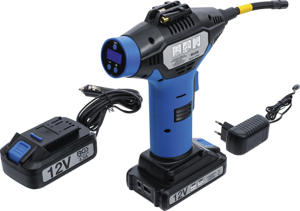 CORDLESS INFLATOR GUN | WITH DIGITAL PRESSURE GAUGE (3380)