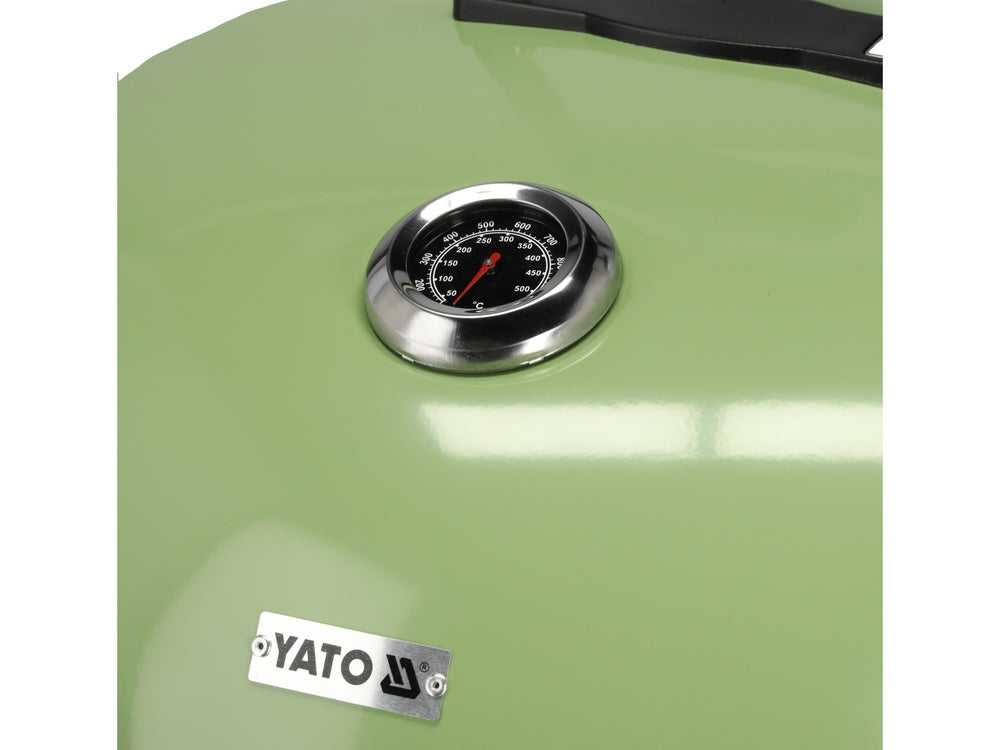 CHARCOAL BBQ, ROUNDED, 54CM GREEN (YG-20303)