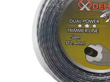 TRIMMER LINE FOR GRASS | BRAIDED / REINFORCED / TWISTED | 2.4 MM X 50 M (M830841)