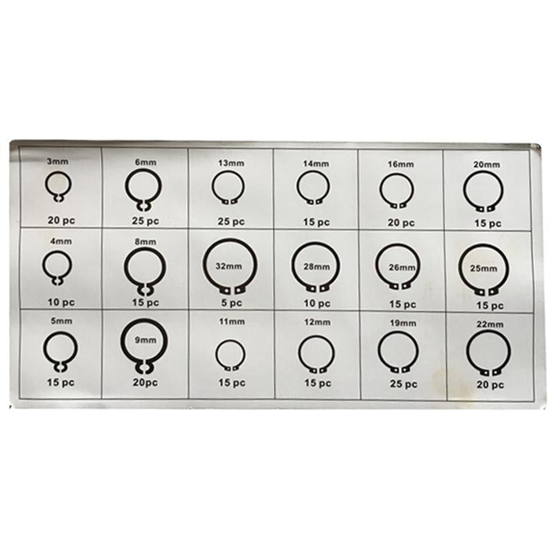 EXTERNAL CIRCLIP SET | 3-32 MM | 300 PCS. (8046V)