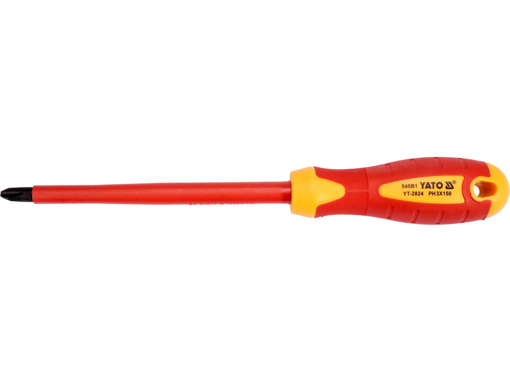 INSULATED SCREWDRIVER PH3X150MM (YT-2824)