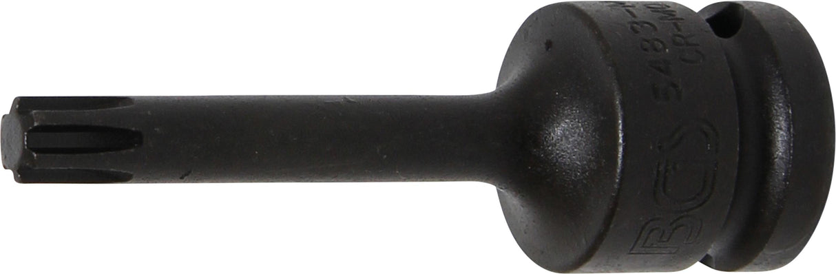 IMPACT BIT SOCKET | LENGTH 75 MM | 12.5 MM (1/2") DRIVE | SPLINE (FOR RIBE) M8 (5483-M8)
