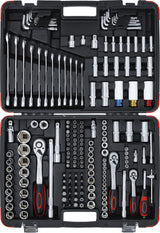 SOCKET SET | 6.3 MM (1/4") / 10 MM (3/8") / 12.5 MM (1/2") DRIVE | 176 PCS. (15217)