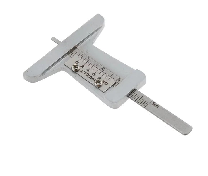 TIRE TREAD DEPTH GAUGE | STAINLESS STEEL | 0-50 MM (TG001)