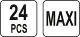 CAR FUSE ASSORTMENT MAXI 24 PCS (YT-83140)