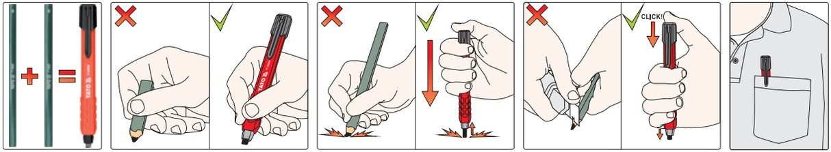 AUTOMATIC CAPRENTER'S / MASONRY PENCIL (YT-69280)