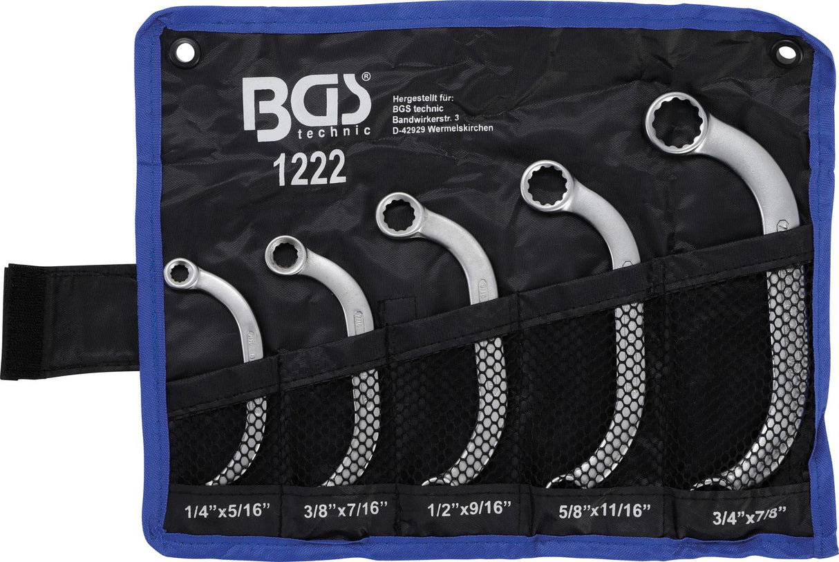OBSTRUCTION RING SPANNER SET | INCH SIZES | 1/4" - 7/8" | 5 PCS. (1222)