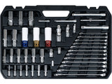 198 PCS SOCKET SET 1/4" 3/8" 1/2" (YT-38850)