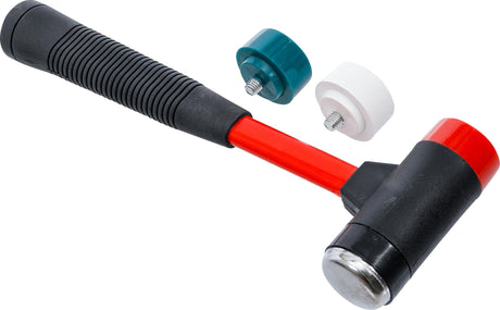 HAMMER SET WITH INTERCHANGEABLE HEADS | FIBREGLAS SHAFT | Ø 38 MM (91864)