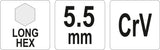 HEX KEY LONG  5,5 MM (YT-05437)